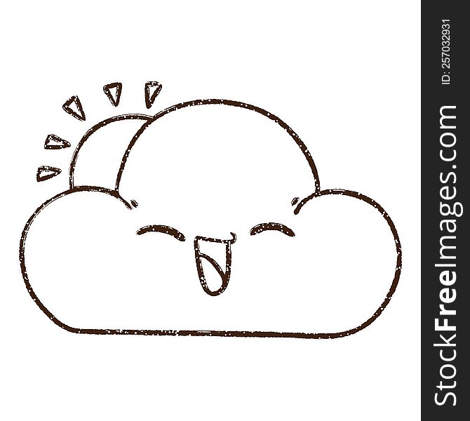 Cloud Charcoal Drawing