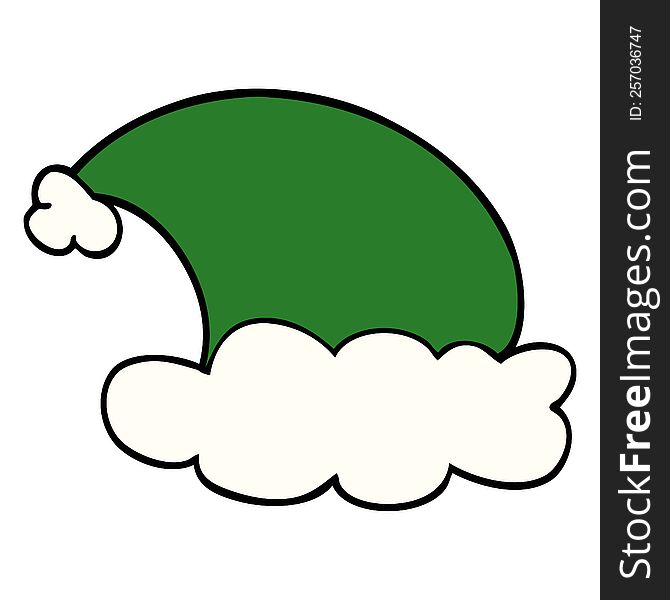 Cartoon Doodle Christmas Hats