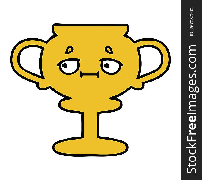 Cute Cartoon Trophy