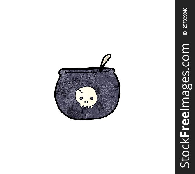 Cartoon Spooky Cauldron