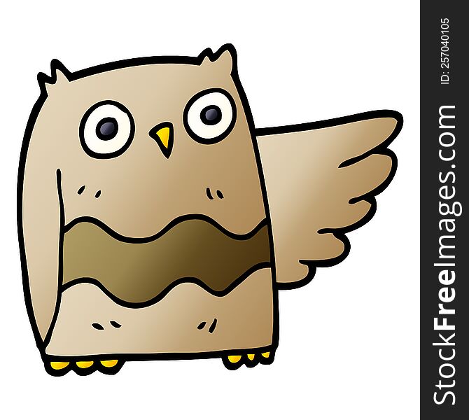 Cartoon Doodle Cute Owl