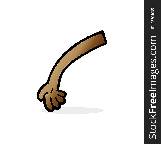 cartoon arm