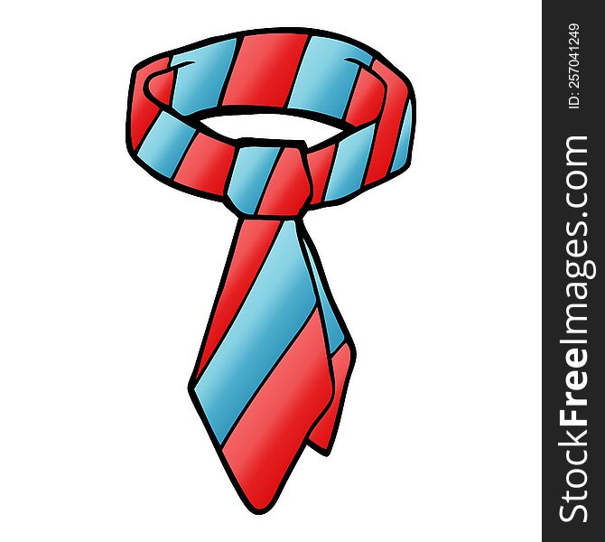 cartoon doodle work tie