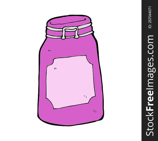 cartoon jar