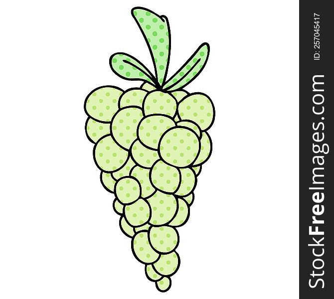 comic book style quirky cartoon bunch of grapes. comic book style quirky cartoon bunch of grapes