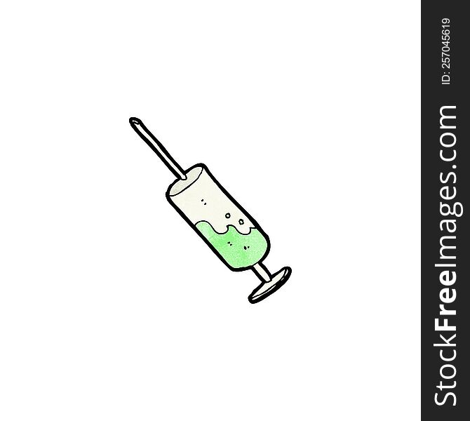 cartoon drugs needle