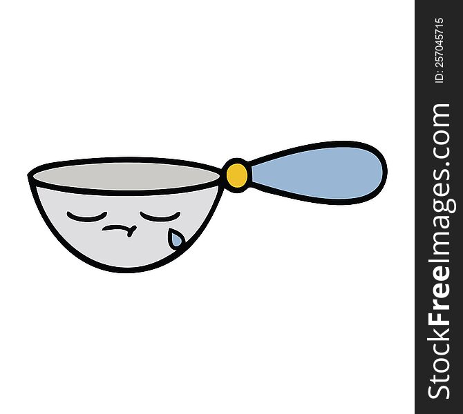 cute cartoon measuring spoon