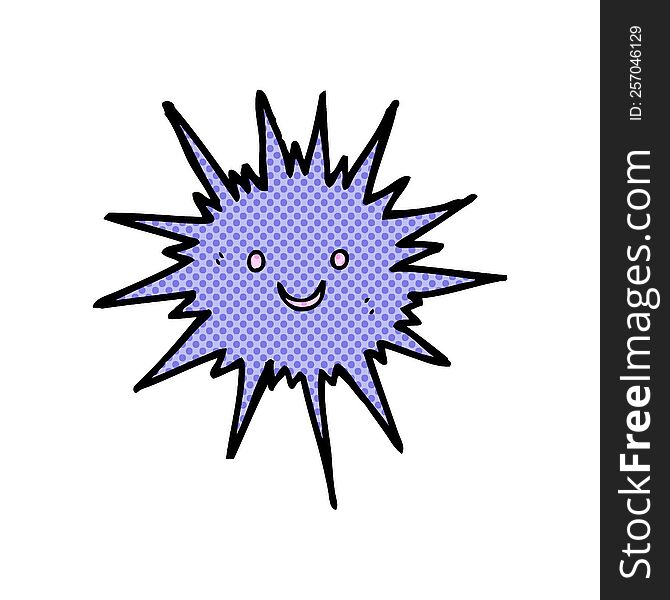 cartoon sea urchin