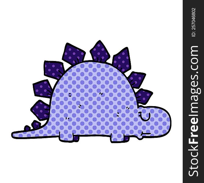 Cartoon Doodle Prehistoric Dinosaur