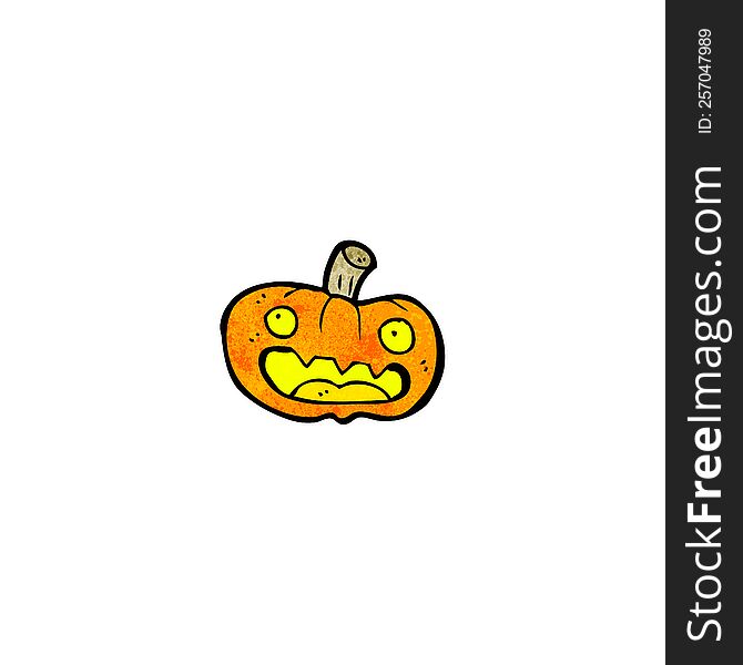 cartoon halloween pumpkin