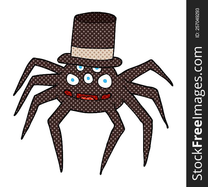 Cartoon Halloween Spider