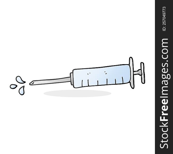 Cartoon Medical Needle