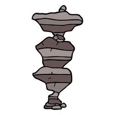 Cartoon Doodle Boulders Royalty Free Stock Photography Cartoon Doodle Boulders Royalty Free Stock Photography