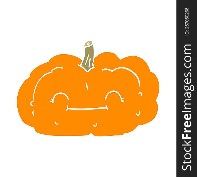 cartoon doodle happy pumpkin