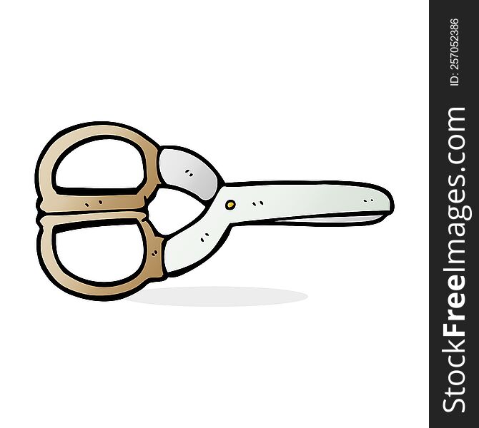 cartoon scissors