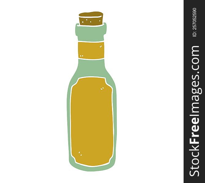 Flat Color Style Cartoon Potion Bottle