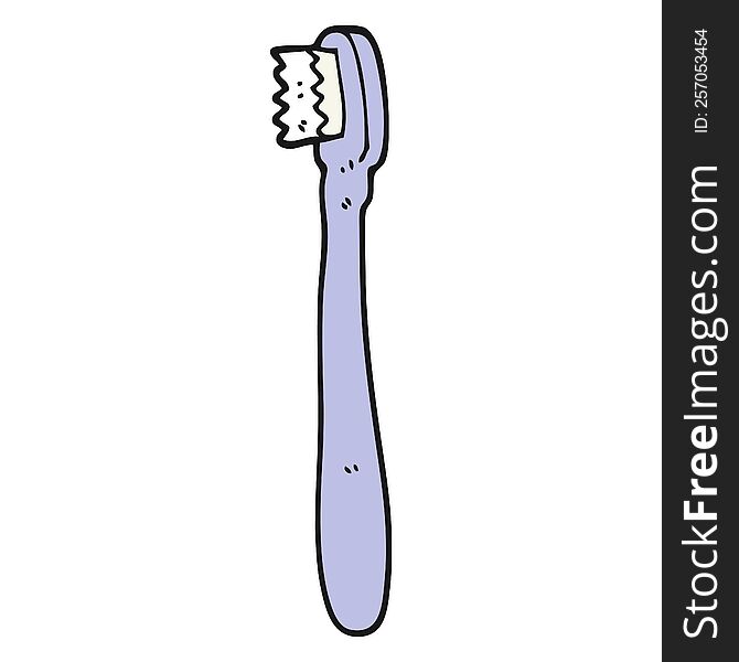 cartoon toothbrush