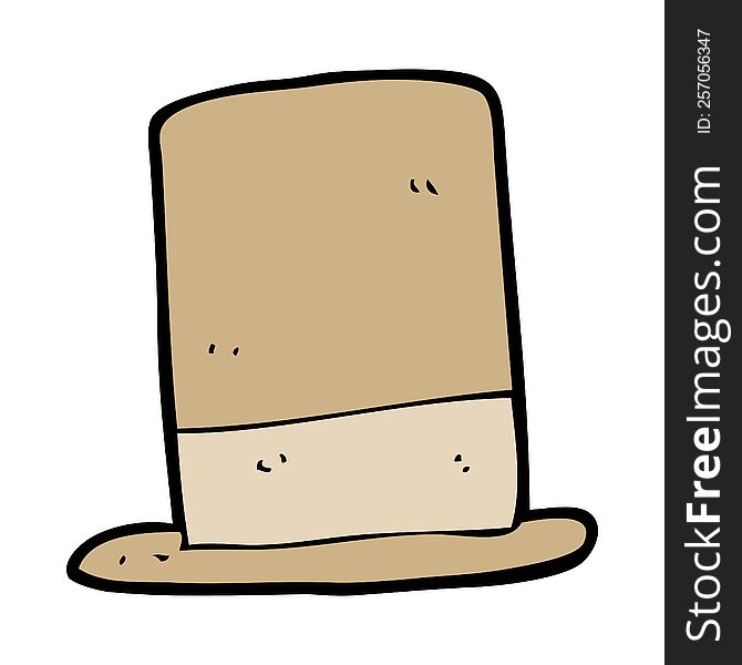 cartoon old hat