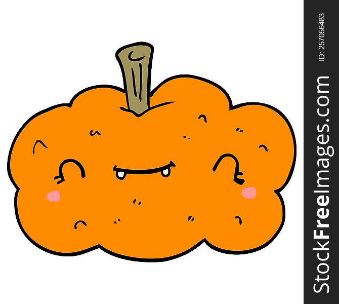 cartoon pumpkin