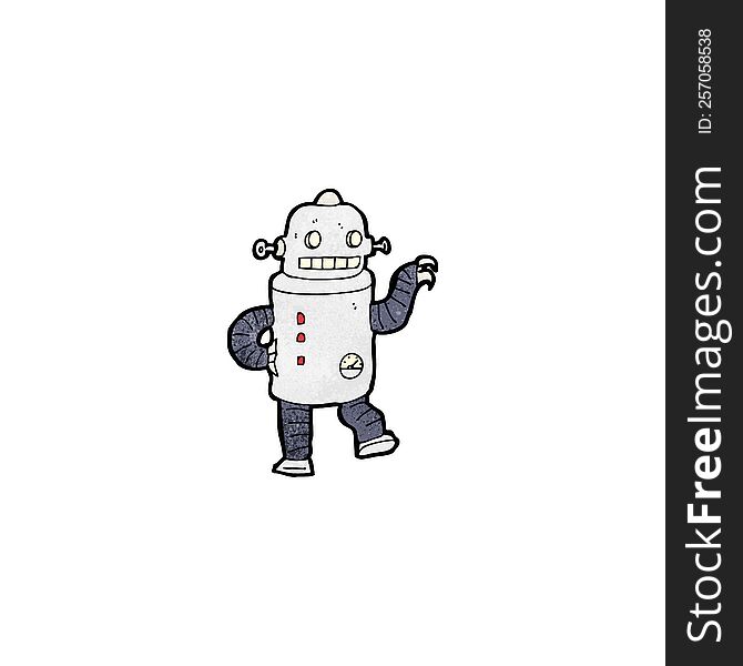 Cartoon Dancing Robot