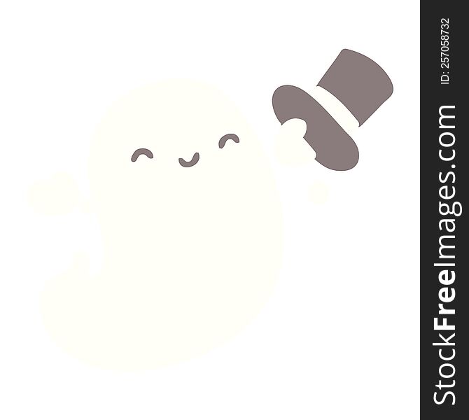 ghost with top hat