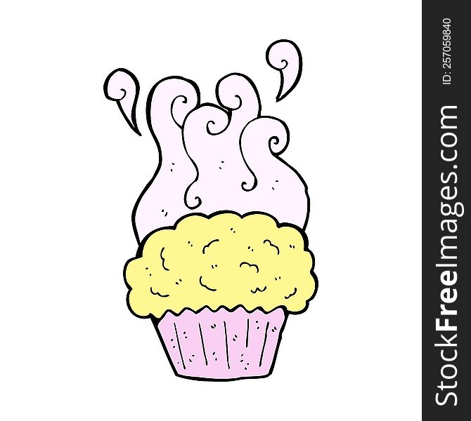 Cartoon Cupcake