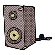 Cartoon Doodle Speaker Box Royalty Free Stock Photos Cartoon Doodle Speaker Box Royalty Free Stock Photos