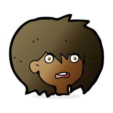 Free Cartoon Shocked Expression Royalty Free Stock Images - 257069039