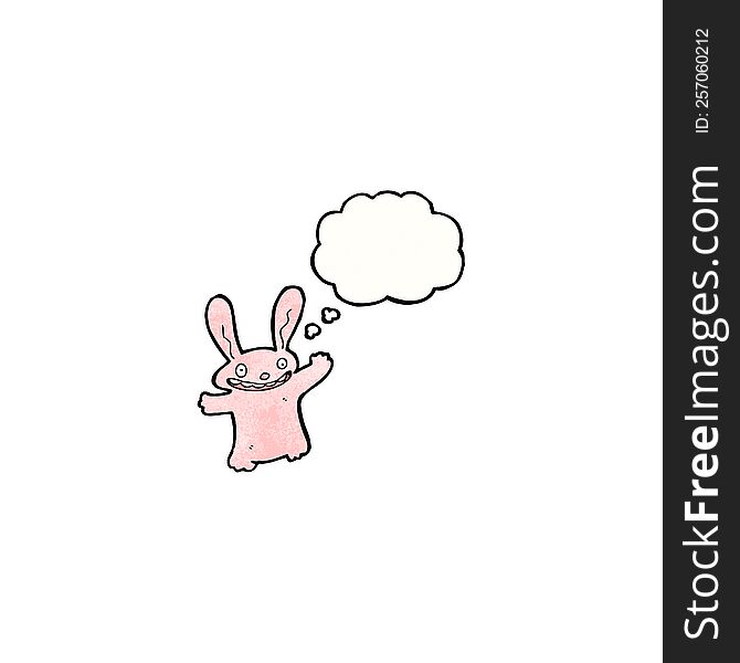 Cartoon Pink Rabbit