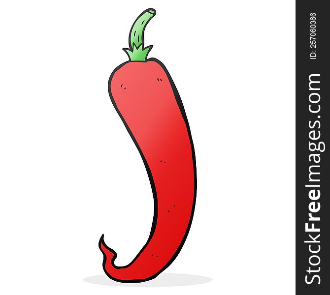 Cartoon Chilli Pepper