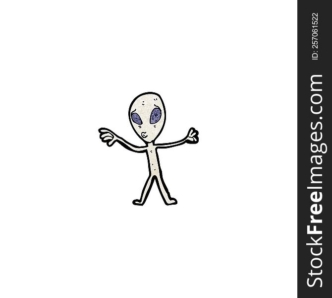 cartoon alien