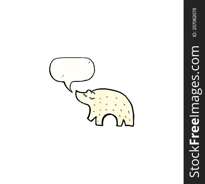 cute polar bear cartoon