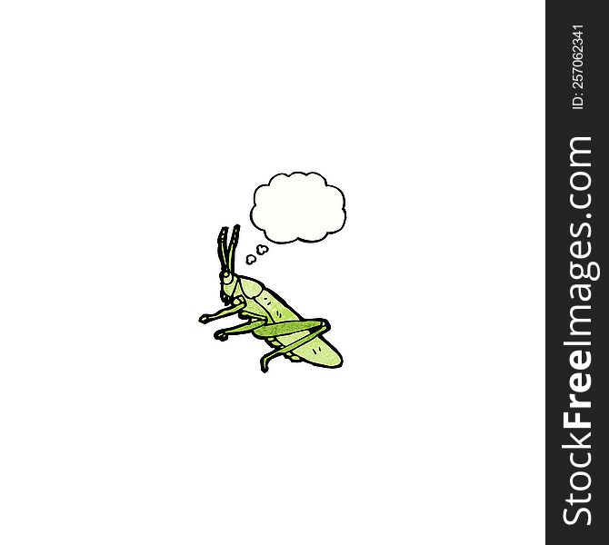 cartoon grasshopper