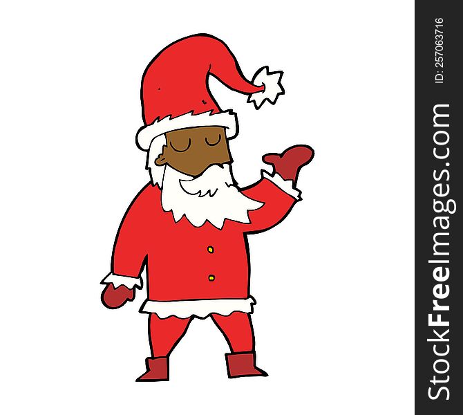 Cartoon Santa Claus