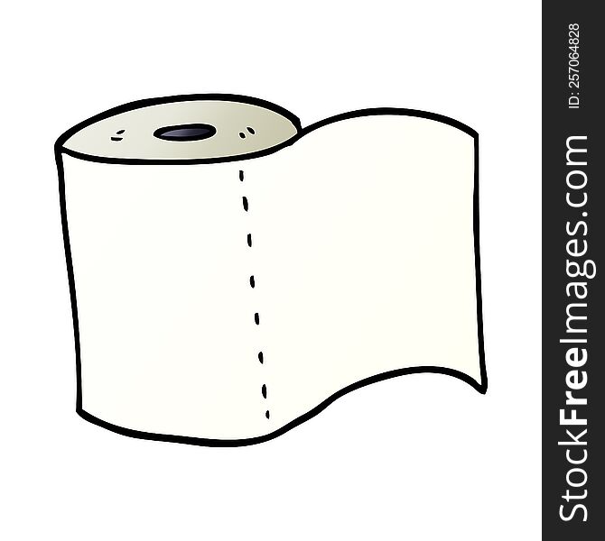 Cartoon Doodle Toilet Roll