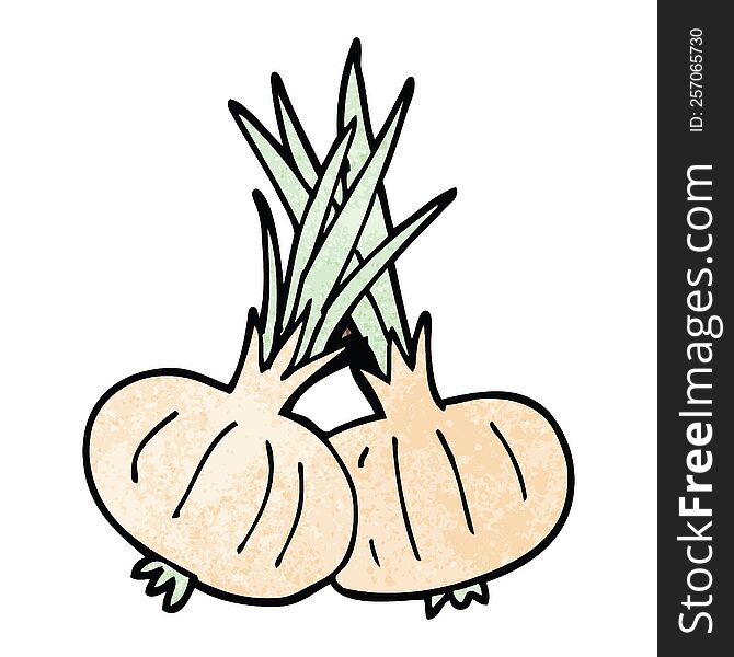 cartoon doodle onion