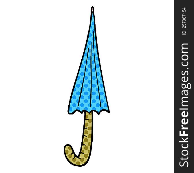 cartoon doodle umbrella