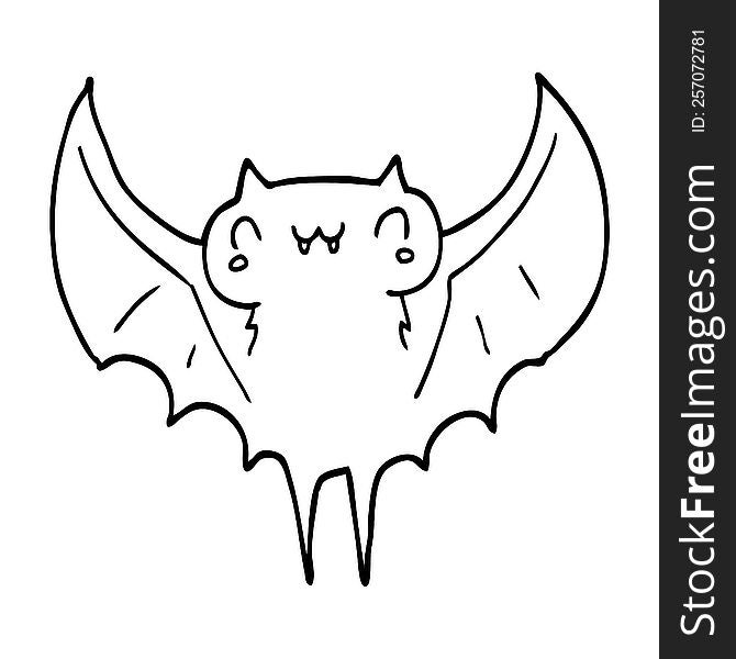 cartoon bat