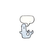 Cartoon Seal Stock Photo