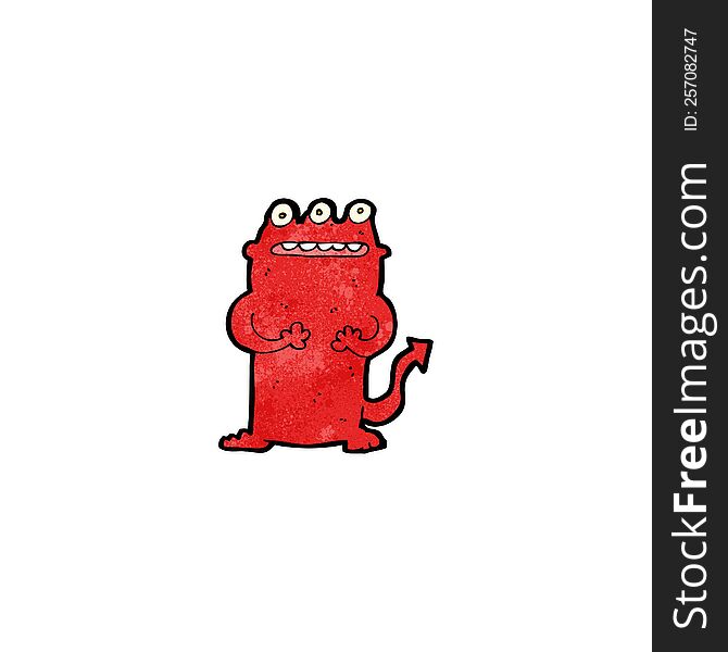 Funny Cartoon Monster