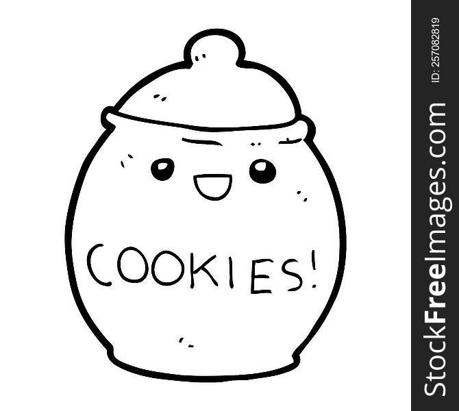 cute cartoon cookie jar