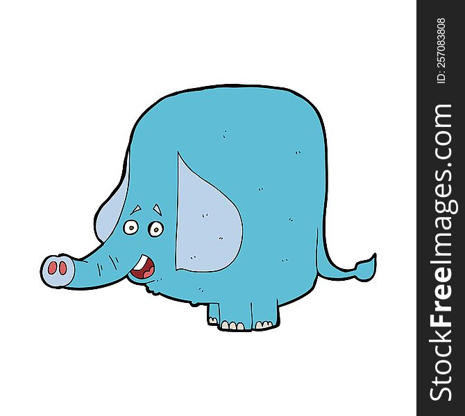 cartoon funny elephant