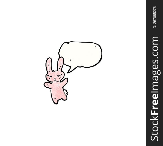 Cartoon Pink Bunny Rabbit