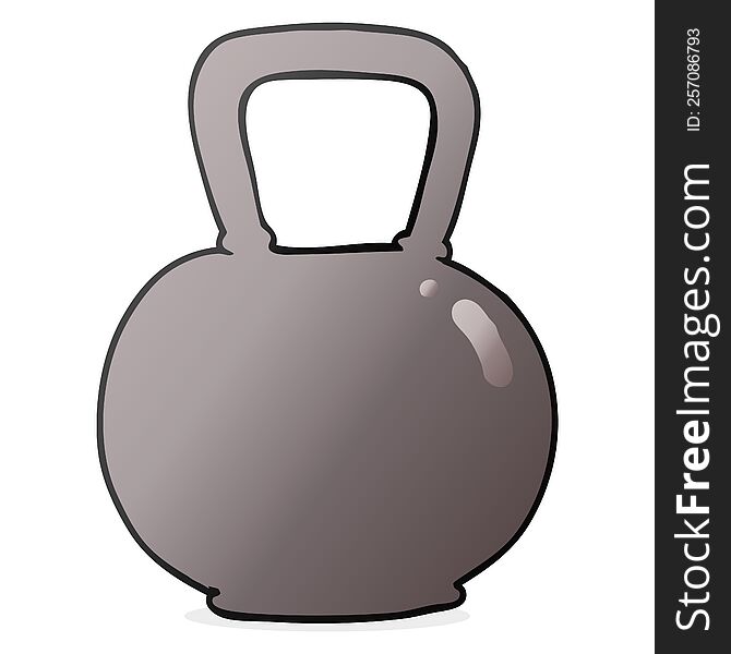 Cartoon Kettle Bell Weight