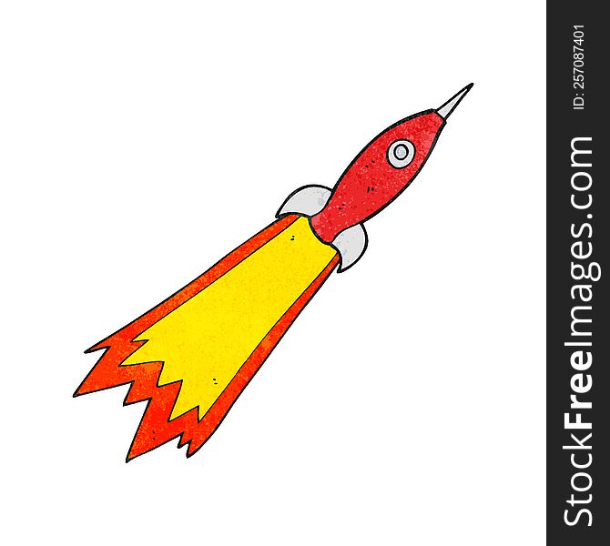 texture cartoon rocket