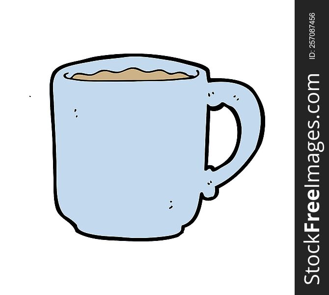 cartoon coffee mug