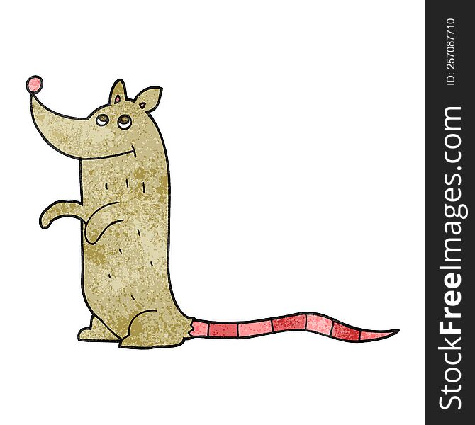 Textured Cartoon Rat