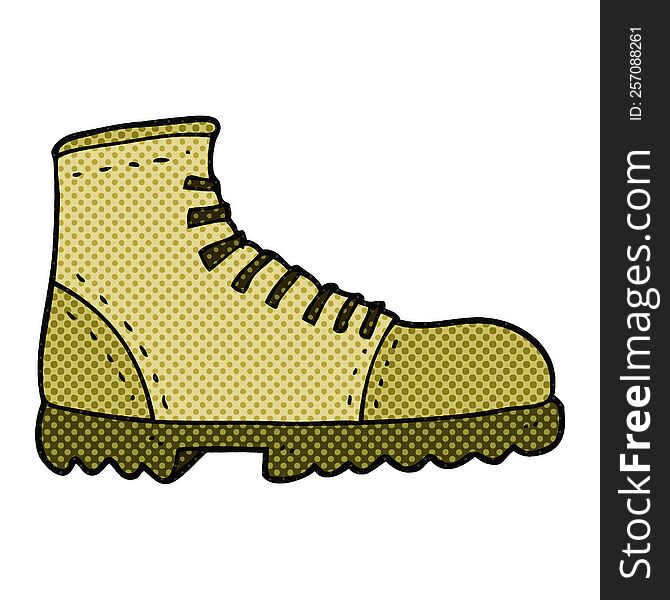 cartoon boot