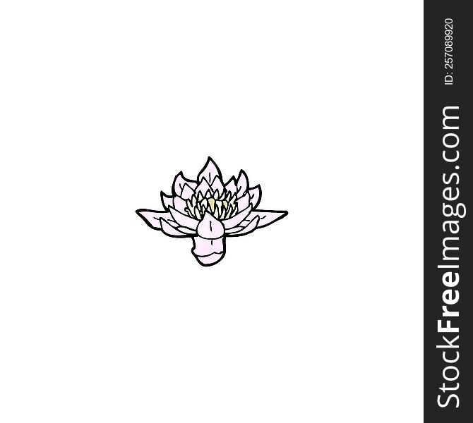 waterlily cartoon