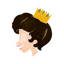 Cartoon Princess Royalty Free Stock Photography